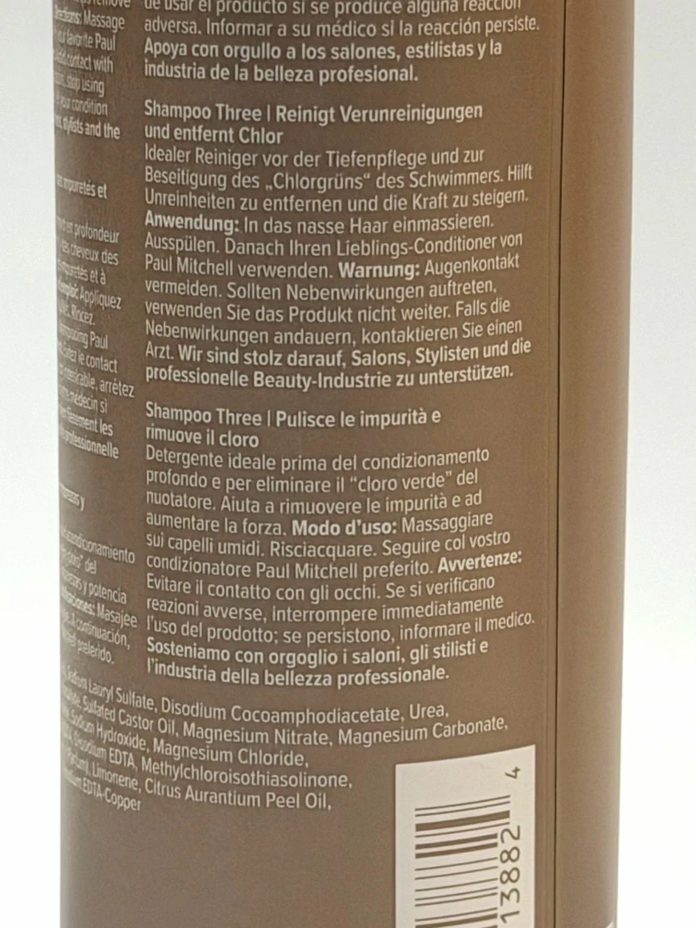 2 Pack Paul Mitchell Shampoo Three Clarify 10.14 oz